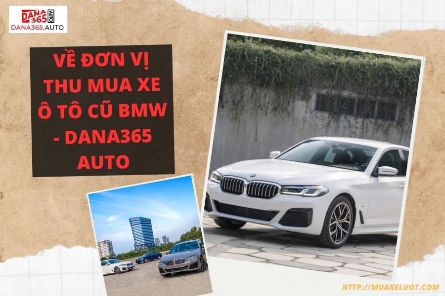 Đơn vị thu mua xe ô tô cũ BMW - DANA365 AUTO