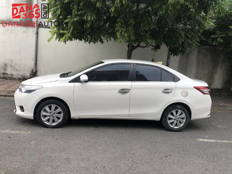 Thiết kế ngoại thất Toyota Vios 2015 - 2016 cũ mặt bên trái