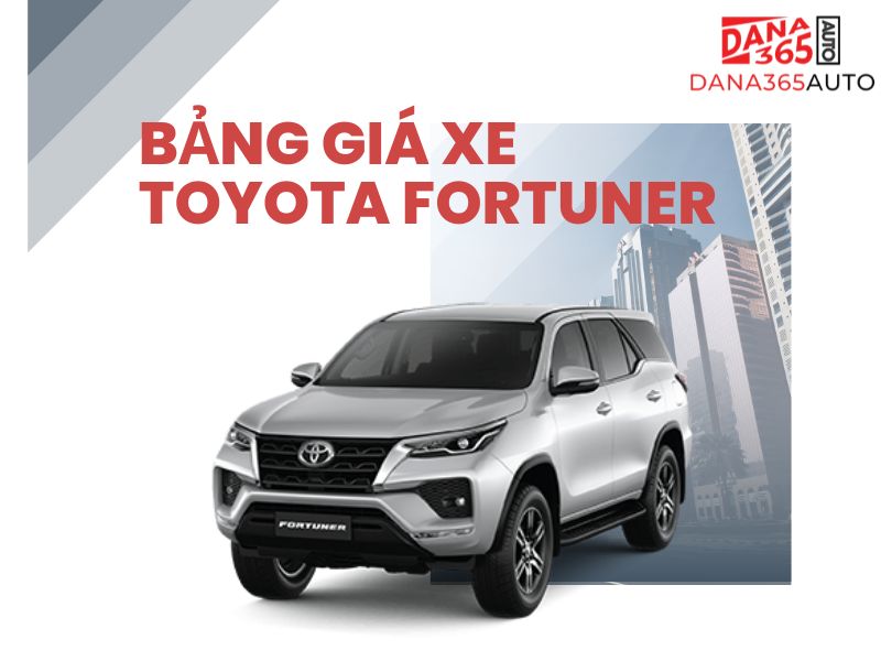 Bảng giá xe Toyota Fortuner