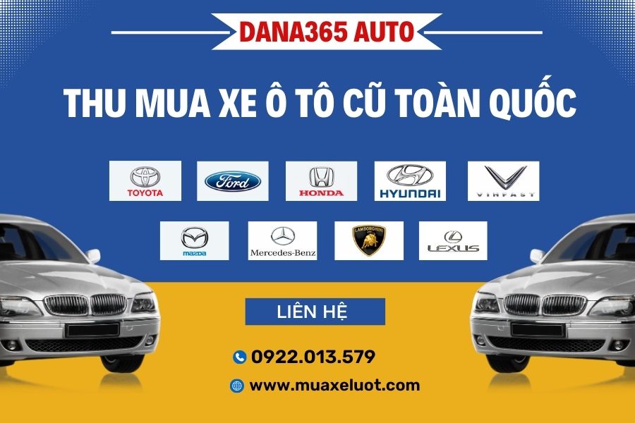 Dana365 Auto thu mua xe ô tô cũ toàn quốc